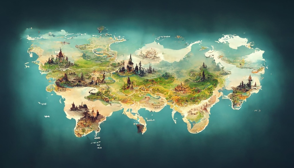 【色々な地図】著作権フリーの高解像度イラスト素材(画像100枚)