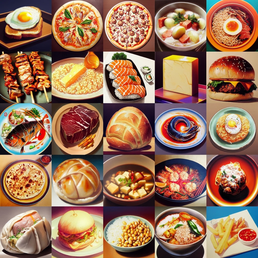 【食べ物と飲み物】著作権フリーの高解像度イラスト素材(画像100枚)