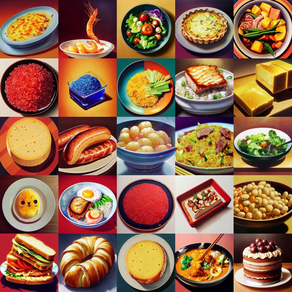 【食べ物と飲み物】著作権フリーの高解像度イラスト素材(画像100枚)