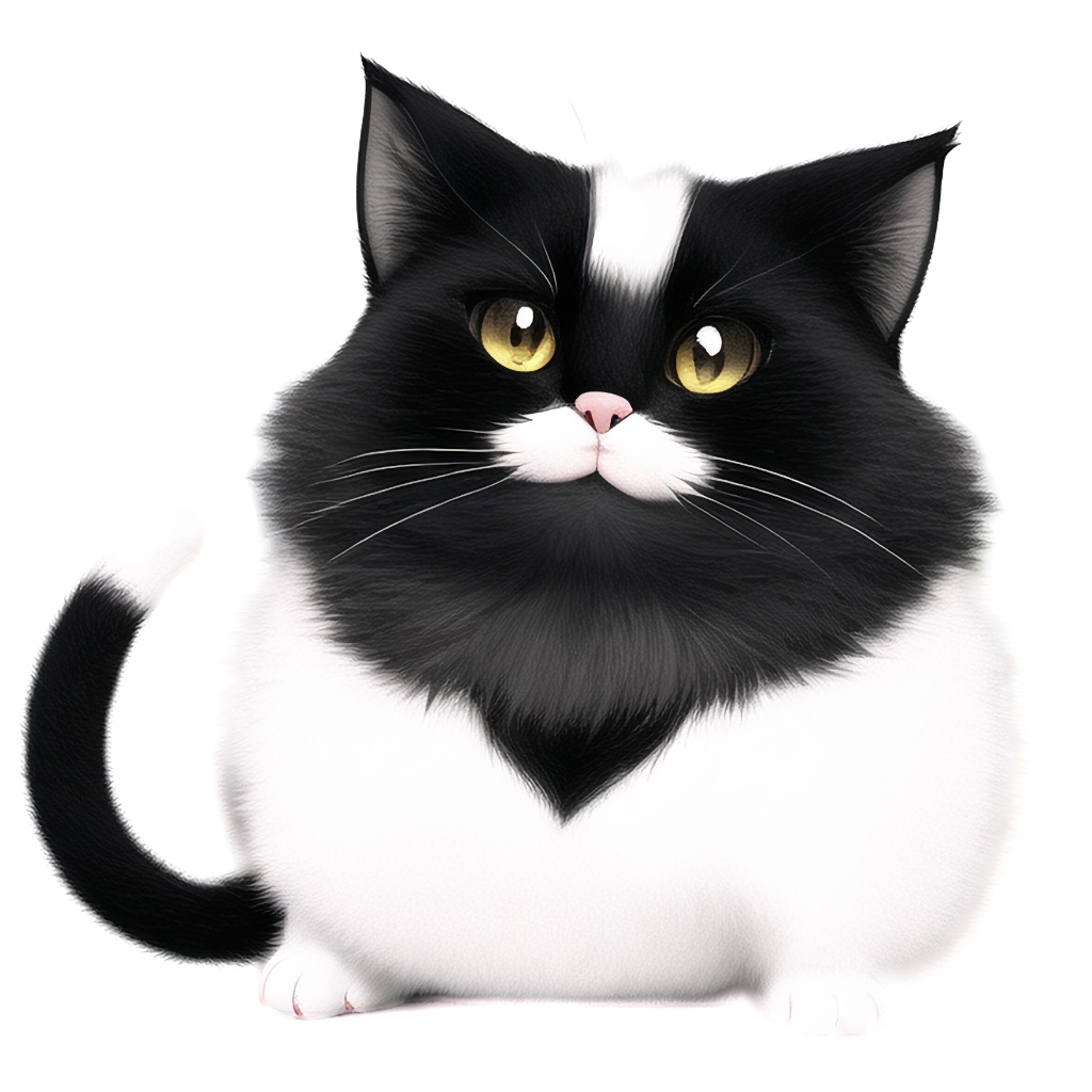 【猫10種類×10】著作権フリーの高解像度イラスト素材(画像100枚)