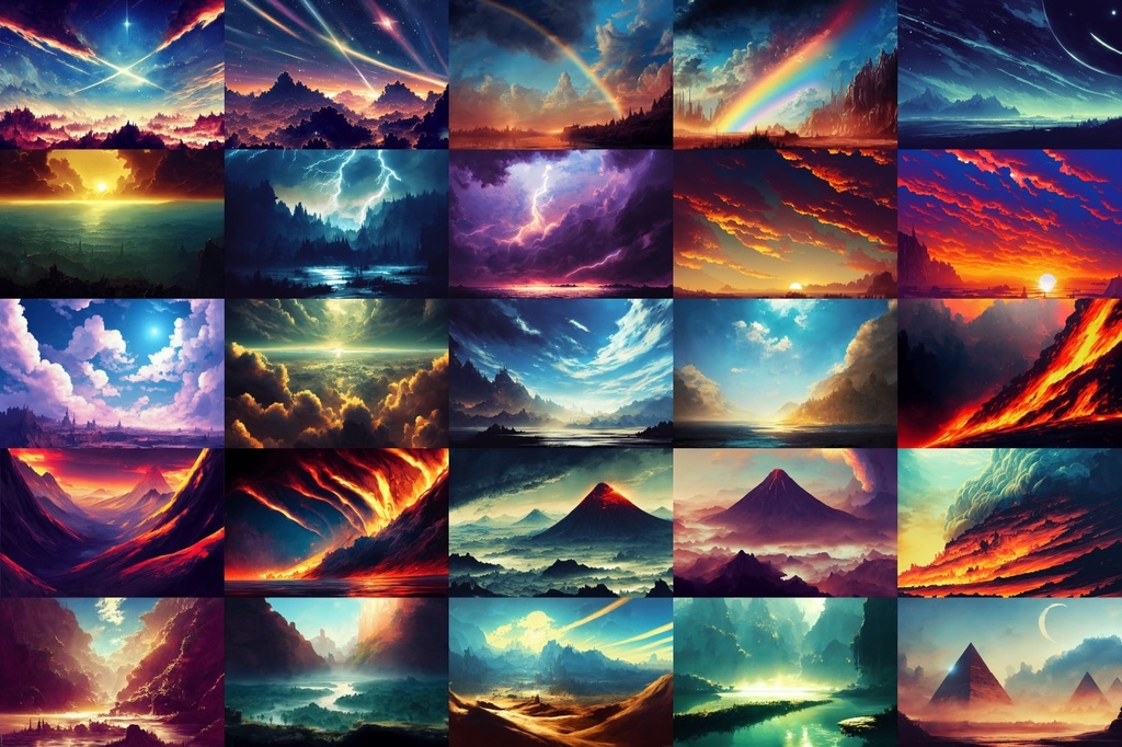 【草原や森や川などの自然系背景】著作権フリーの高解像度画像(100枚)