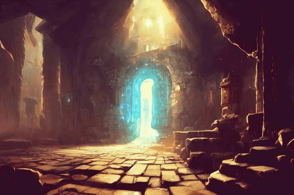 【洞窟などのダンジョン系背景】著作権フリーの高解像度画像(100枚)