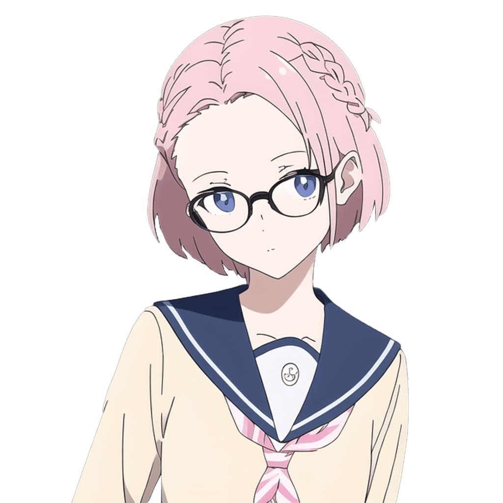 【女子生徒セーラー服立ち絵】著作権フリーの高解像度画像素材(100枚)