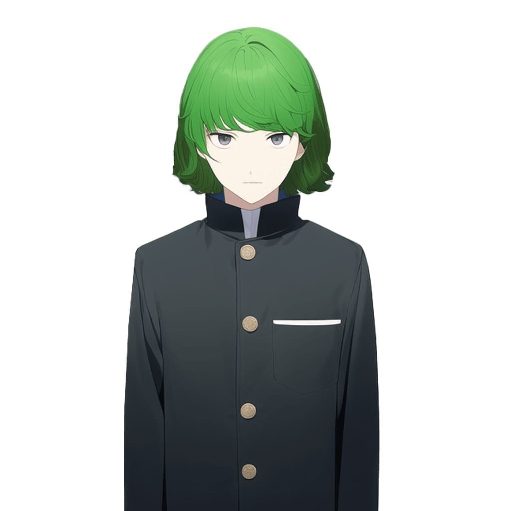 【男子生徒学ラン立ち絵】著作権フリーの高解像度画像素材(100枚)