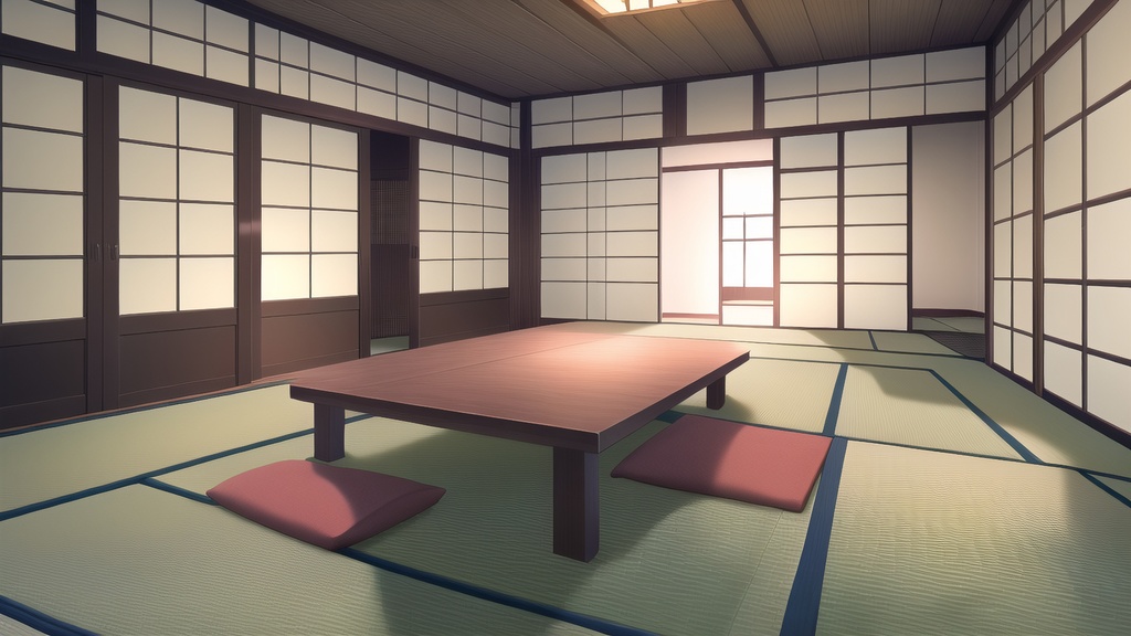 【アニメ調の家や室内系背景】著作権フリーの高解像度画像(100枚)