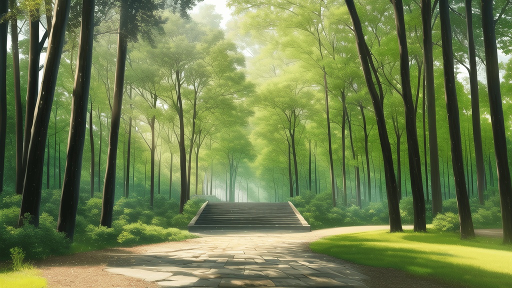 【アニメ調の自然系背景】著作権フリーの高解像度画像(100枚)