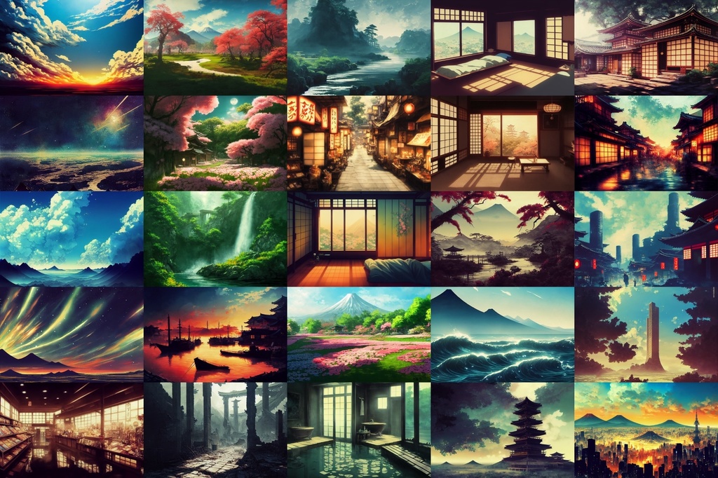 【日本、和風系背景】著作権フリーの高解像度画像(100枚)