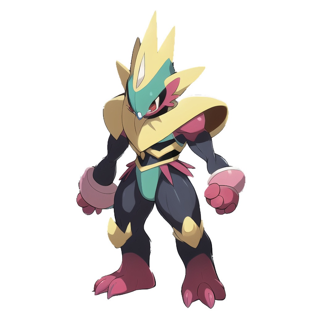 【アニメ調のモンスター立ち絵2】著作権フリーの高解像度画像(100枚)