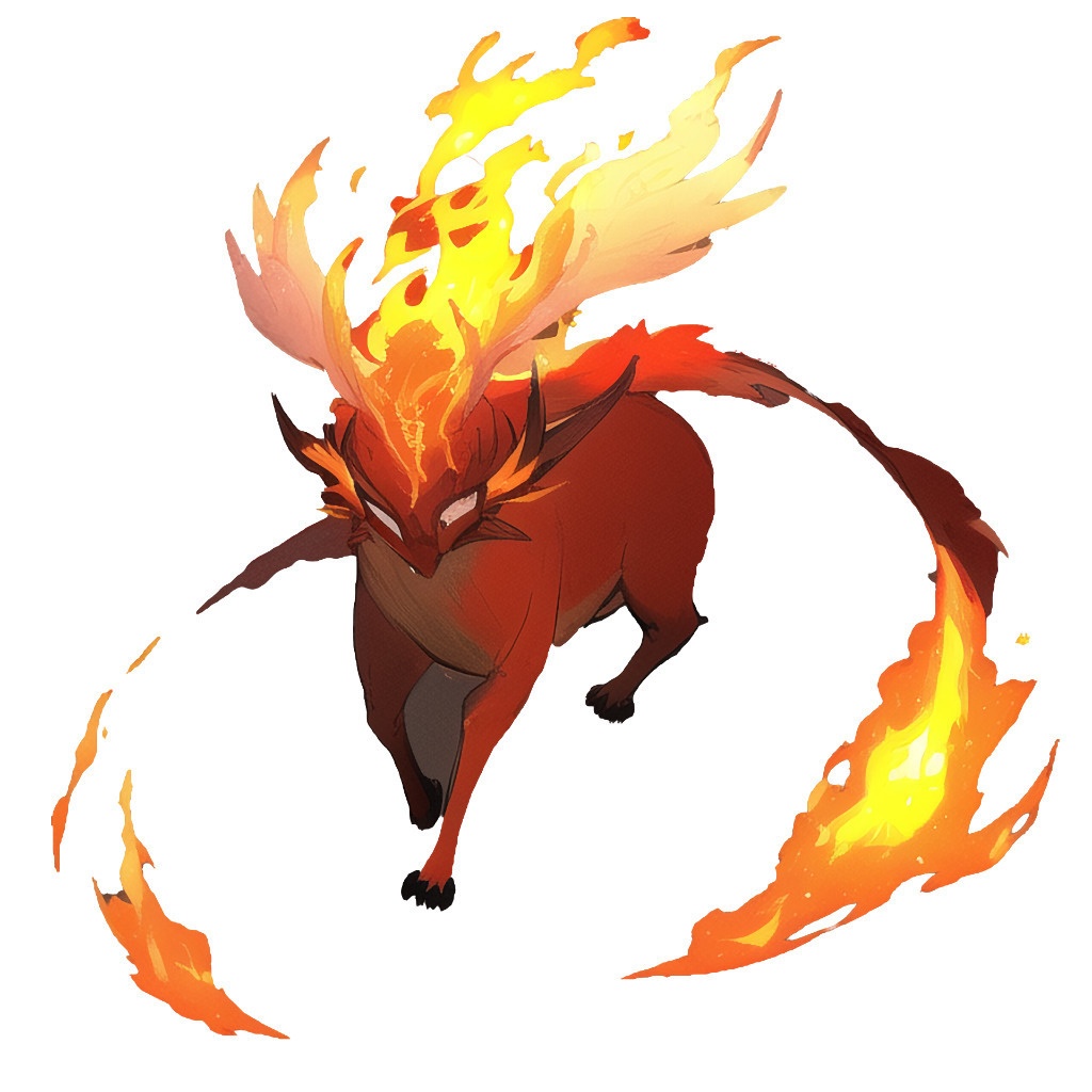 【属性別クリーチャー立ち絵1】著作権フリーの高解像度画像(100枚)