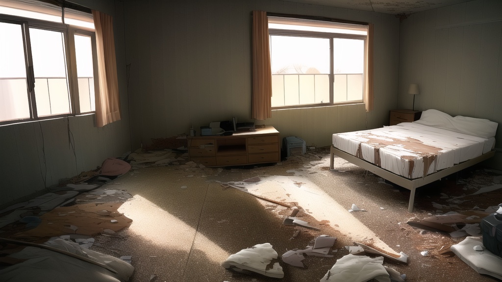 【アニメ調の廃墟系背景】著作権フリーの高解像度画像(100枚)