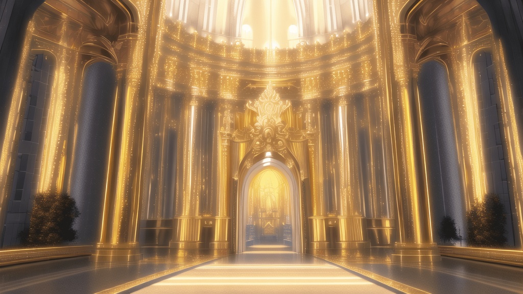 【アニメ調の黄金郷系背景】著作権フリーの高解像度画像(100枚)