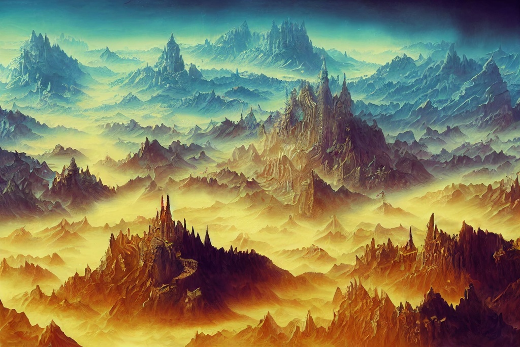 【ファンタジー系の地図やマップ】著作権フリーの高解像度画像(100枚)