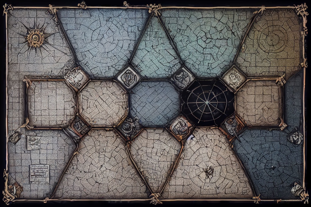 【ダンジョン系の地図やマップ】著作権フリーの高解像度画像(100枚)