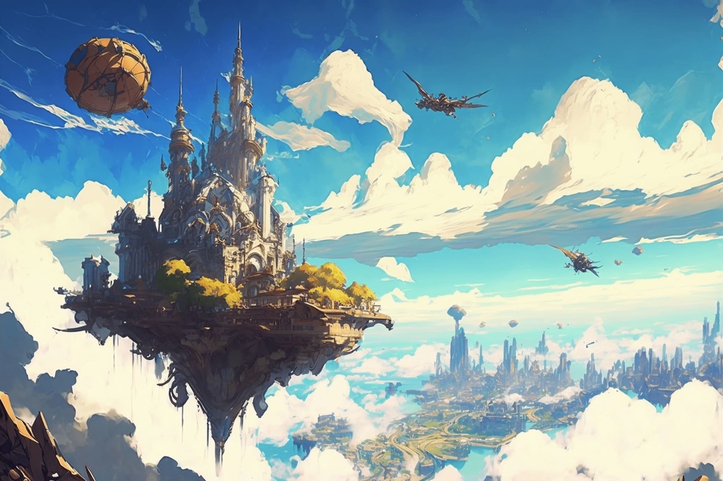 【美麗で幻想的な街や施設の背景】著作権フリーの高解像度画像(100枚)