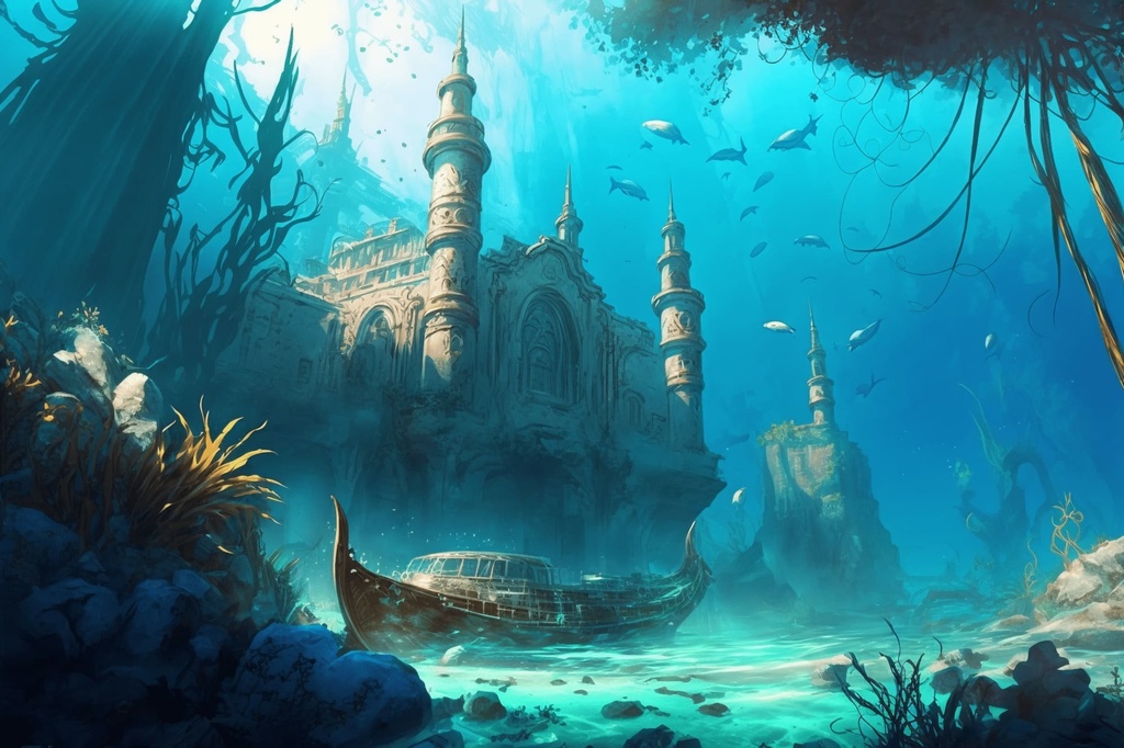 【美麗で幻想的な街や施設の背景】著作権フリーの高解像度画像(100枚)