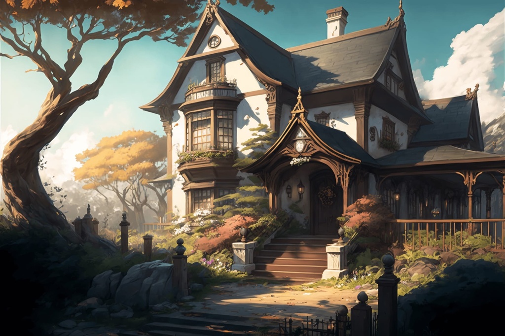 【美麗で幻想的な家や室内の背景】著作権フリーの高解像度画像(100枚)