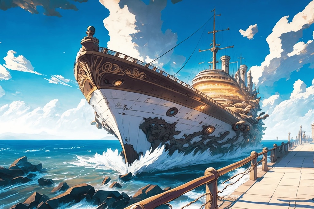 【美麗で幻想的な乗り物系の背景】著作権フリーの高解像度画像(100枚)