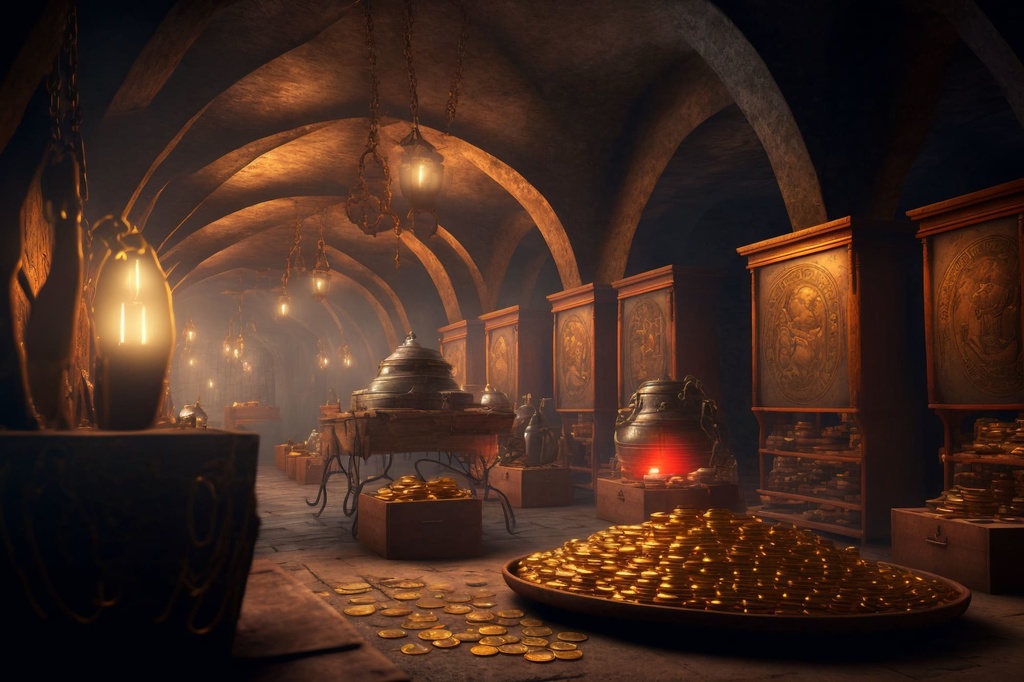 【超リアルな城や室内の背景】著作権フリーの高解像度画像(100枚)