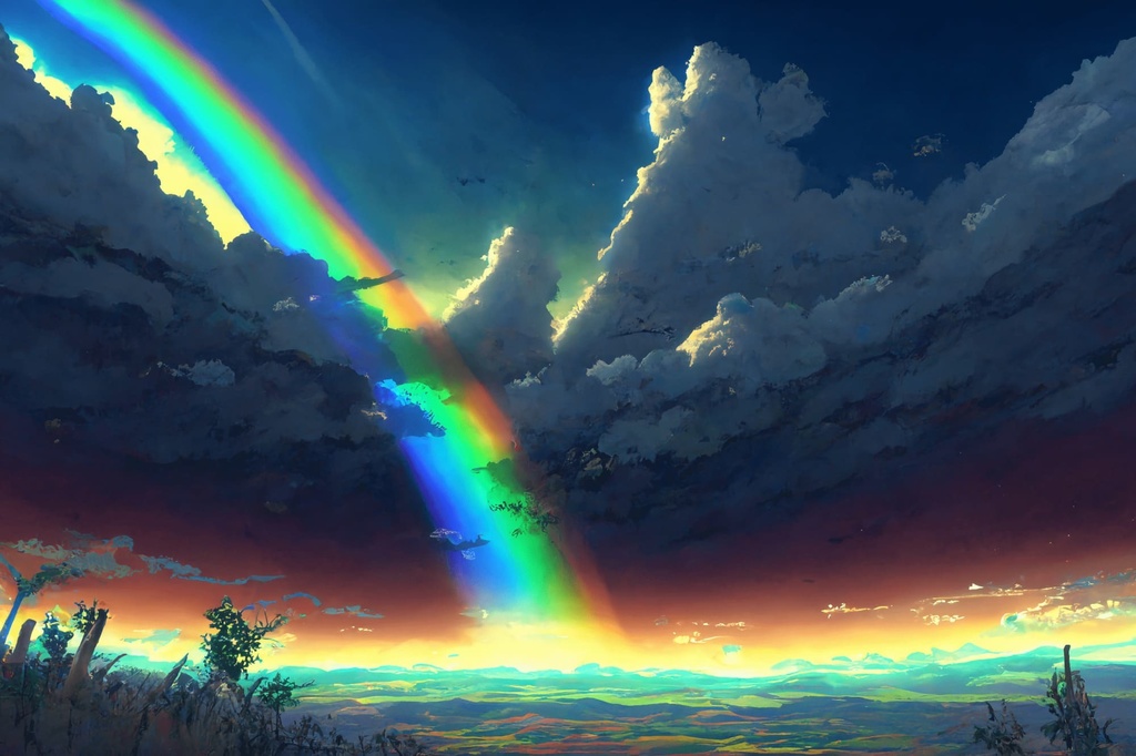 【アニメ映画風の自然系背景】著作権フリーの高解像度画像(100枚)