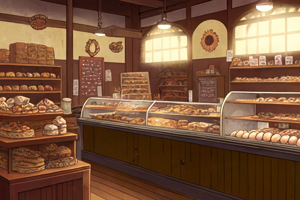 【アニメ映画風の街や施設の背景】著作権フリーの高解像度画像(100枚)