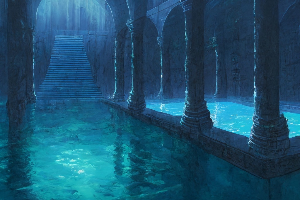 【アニメ映画風のダンジョン背景】著作権フリーの高解像度画像(100枚)