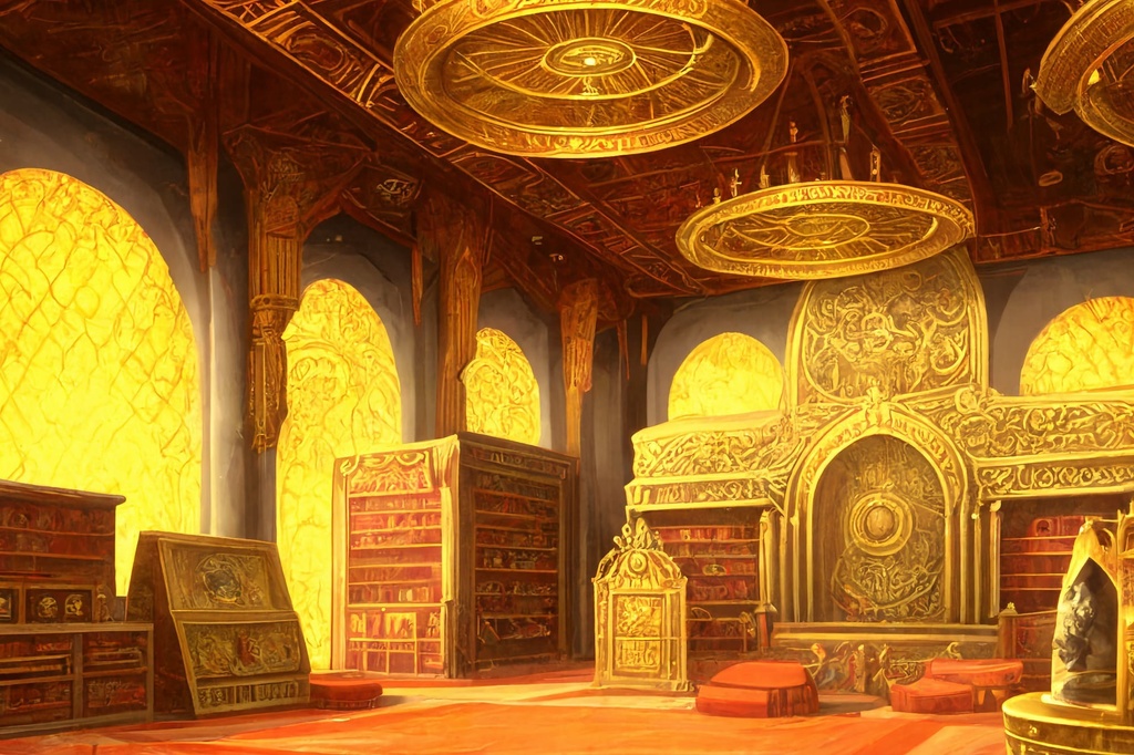 【アニメ映画風の城や室内の背景】著作権フリーの高解像度画像(100枚)