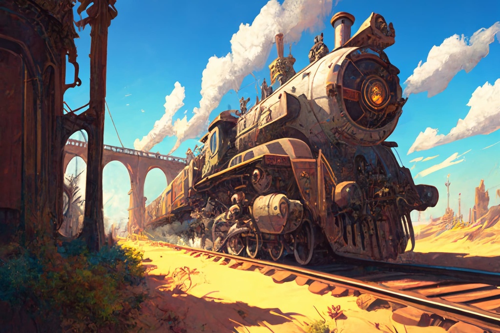 【美麗幻想的スチームパンク背景】著作権フリーの高解像度画像(100枚)