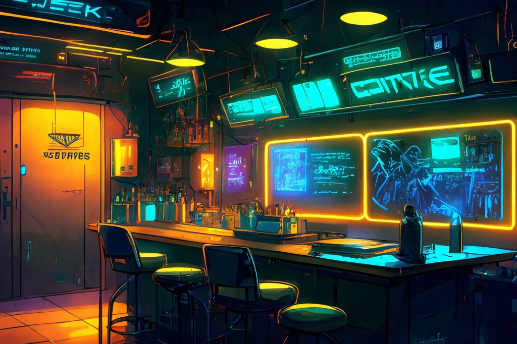 【美麗幻想的サイバーパンク背景】著作権フリーの高解像度画像(100枚)