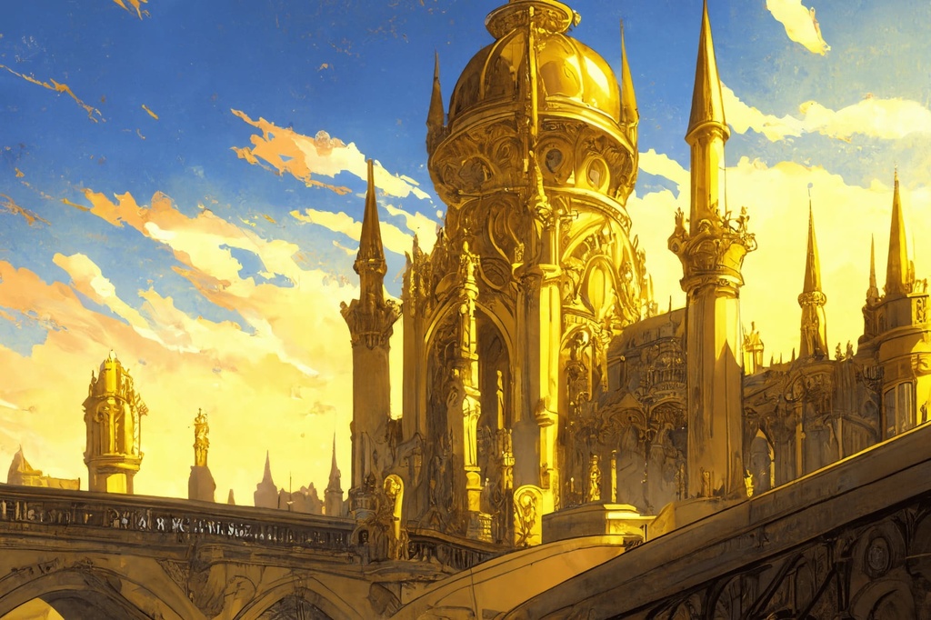 【美麗幻想的黄金郷系の背景】著作権フリーの高解像度画像(100枚)