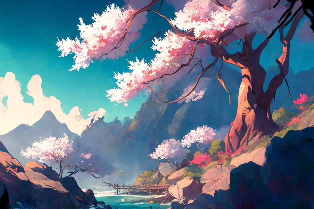 【美麗で幻想的な和風系の背景】著作権フリーの高解像度画像(100枚)