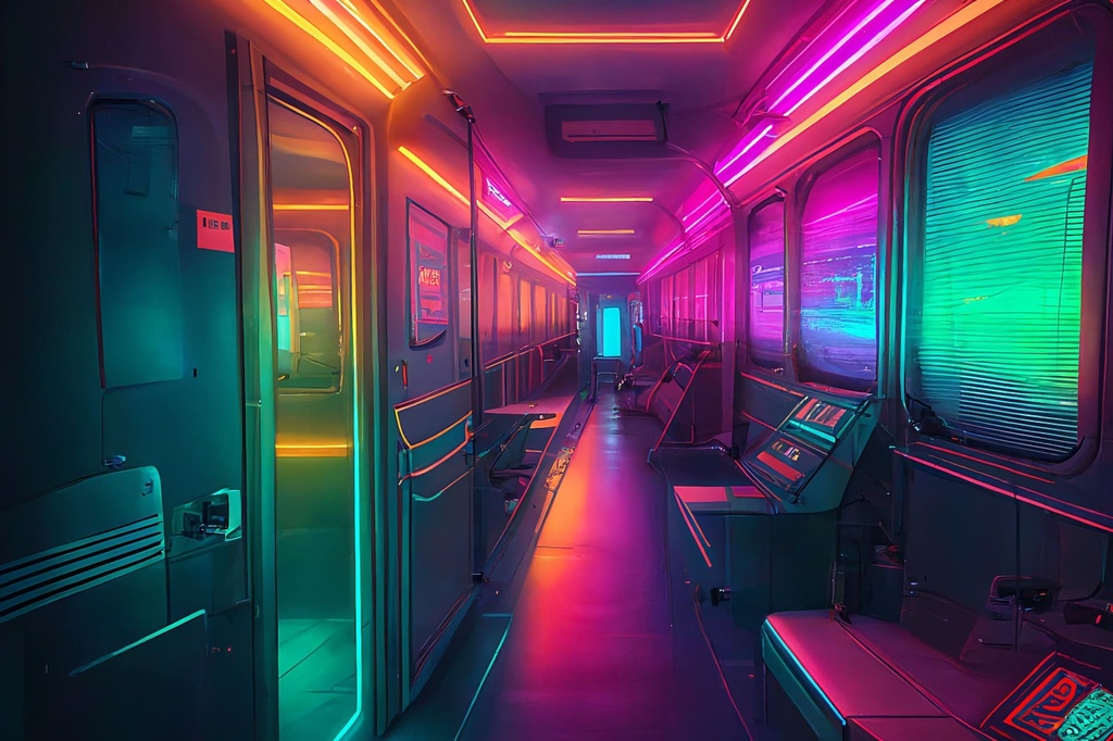 【超リアルなサイバーパンク背景】著作権フリーの高解像度画像(100枚)