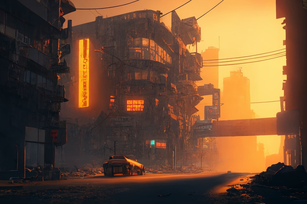 【超リアルな廃墟系の背景】著作権フリーの高解像度画像(100枚)