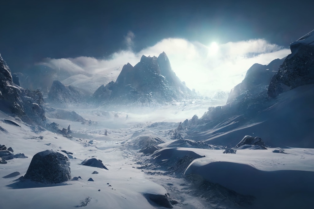 【超リアルな雪国系の背景】著作権フリーの高解像度画像(100枚)