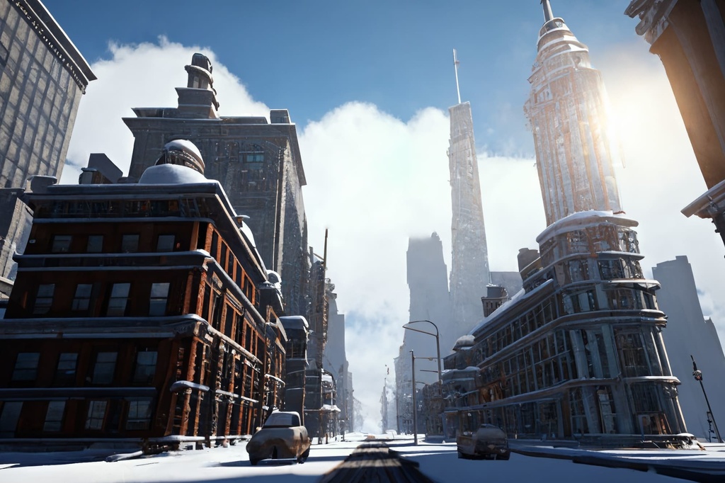 【超リアルな雪国系の背景】著作権フリーの高解像度画像(100枚)