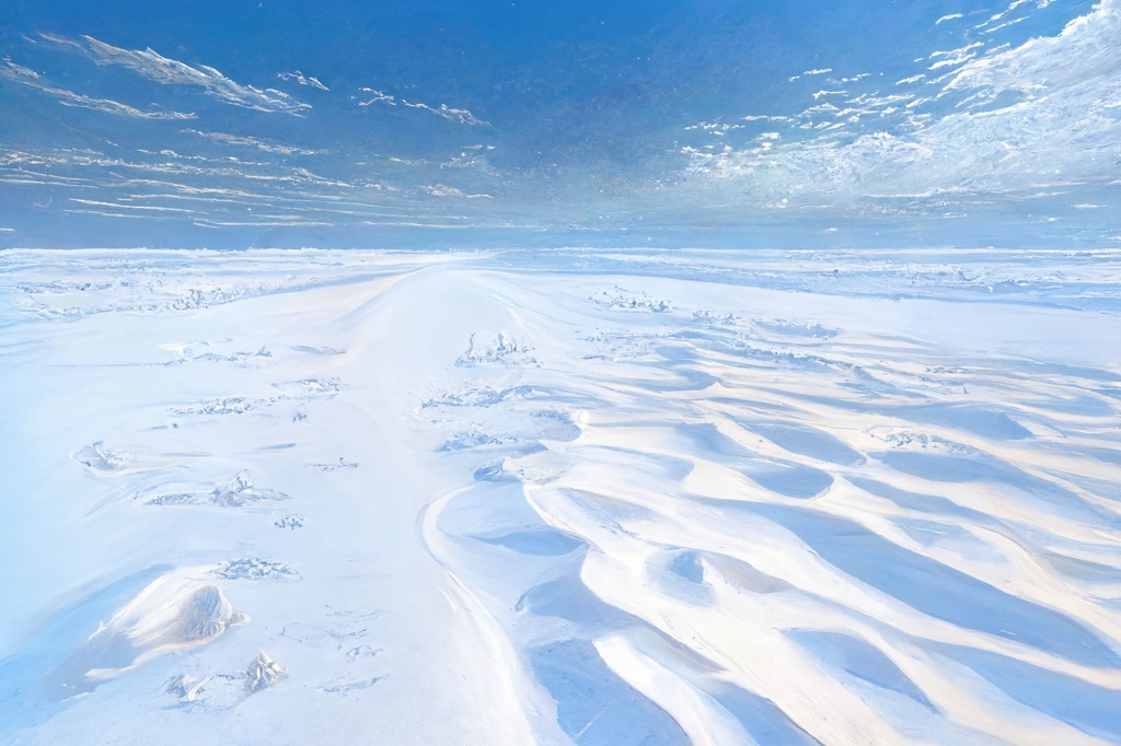 【アニメ映画風の雪国系の背景】著作権フリーの高解像度画像(100枚)