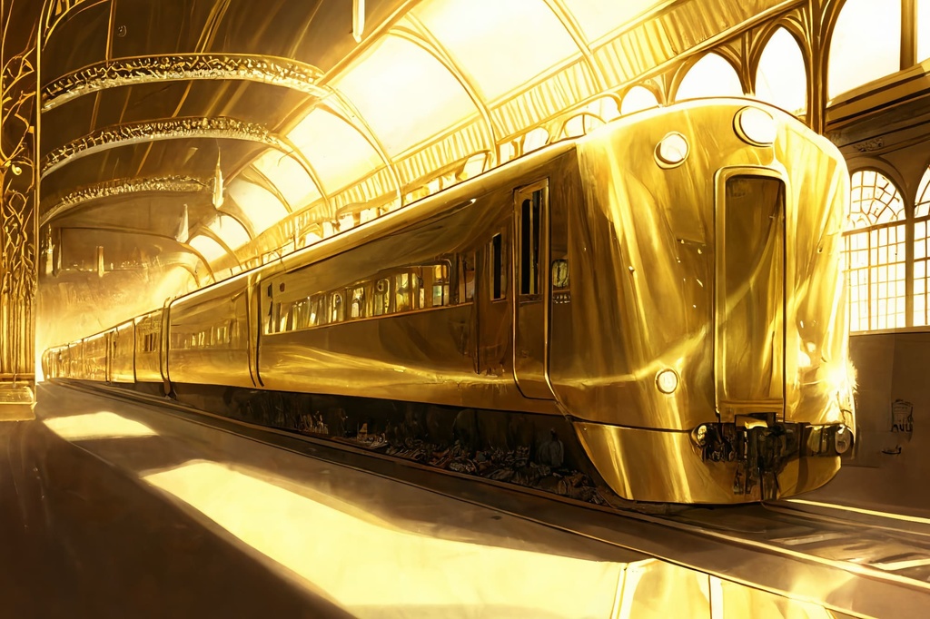 【アニメ映画風の黄金郷系背景】著作権フリーの高解像度画像(100枚)