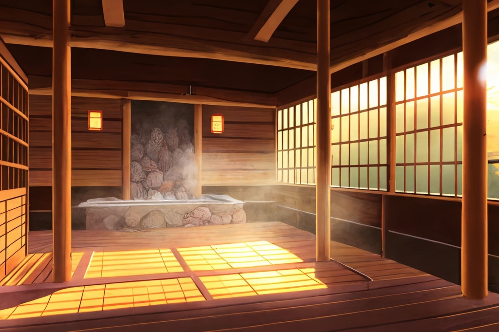 【商業娯楽系施設のイラスト背景】著作権フリーの高解像度画像(100枚)