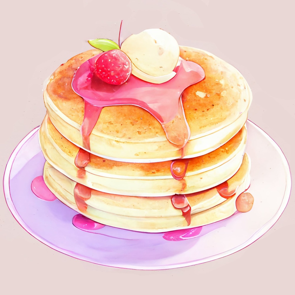 【色々なデザートのイラスト】著作権フリーの高解像度画像(100枚)