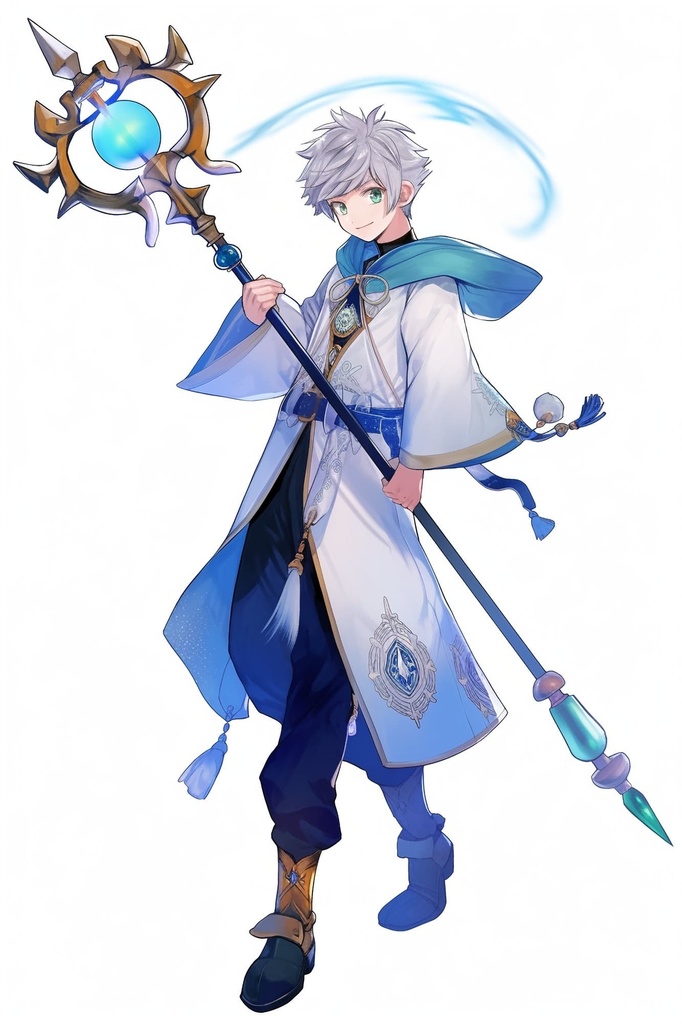 【男キャラ全身立ち絵ジョブ別1】著作権フリーの高解像度素材(100枚)