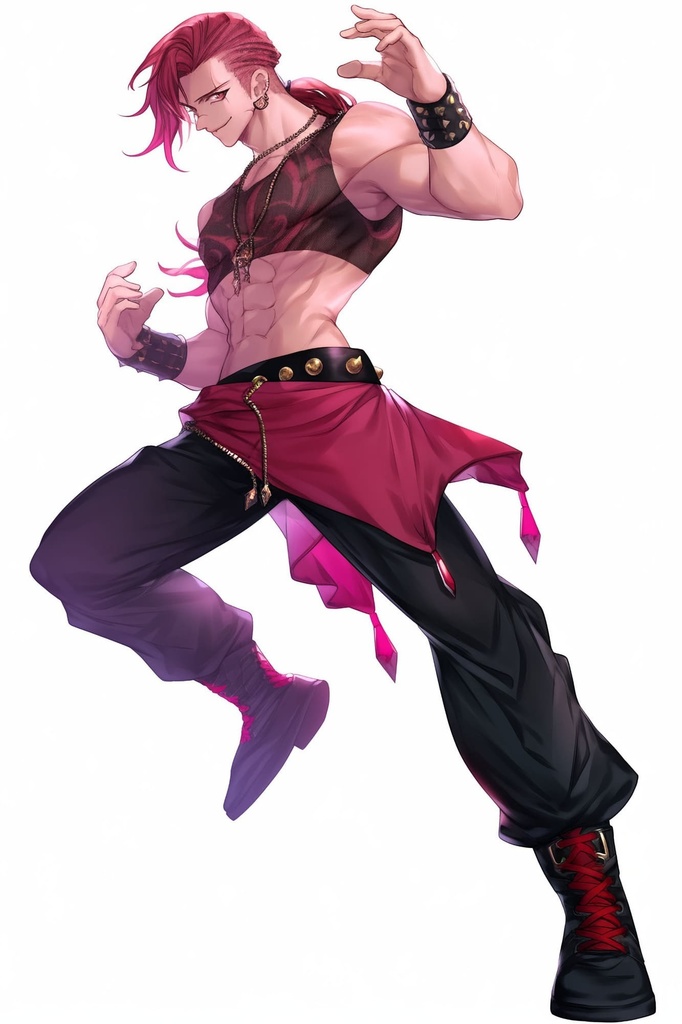 【男キャラ全身立ち絵ジョブ別1】著作権フリーの高解像度素材(100枚)