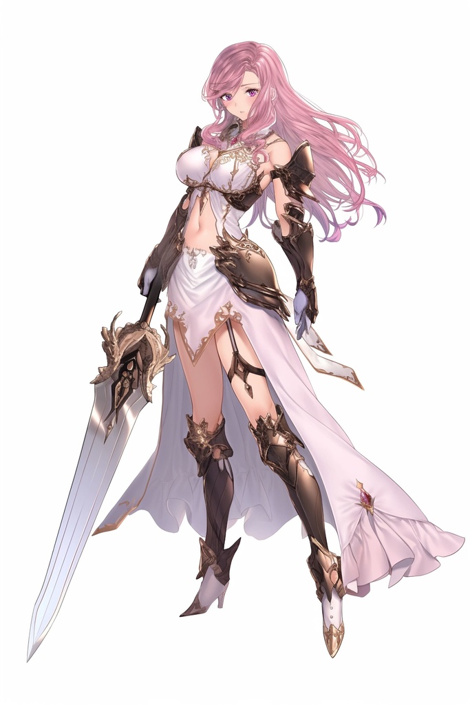 【女キャラ全身立ち絵ジョブ別2】著作権フリーの高解像度素材(100枚)