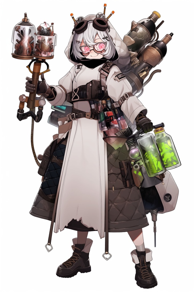 【女キャラ全身立ち絵ジョブ別3】著作権フリーの高解像度素材(100枚)