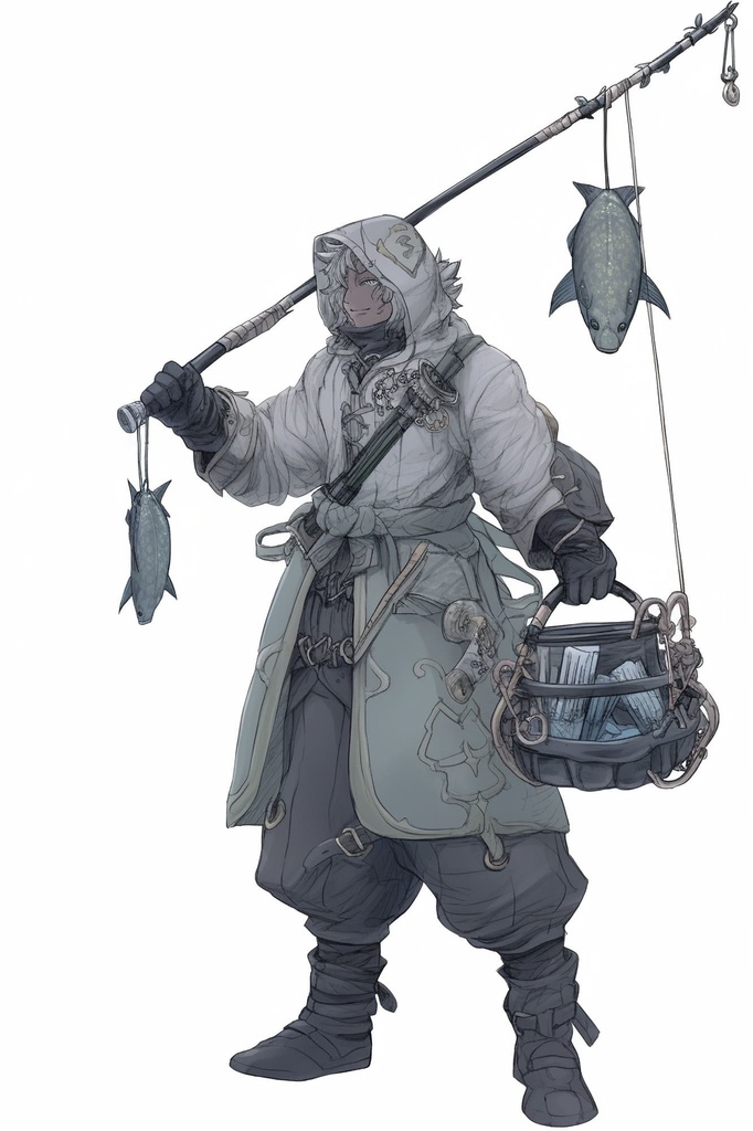 【男キャラ全身立ち絵ジョブ別3】著作権フリーの高解像度素材(100枚)