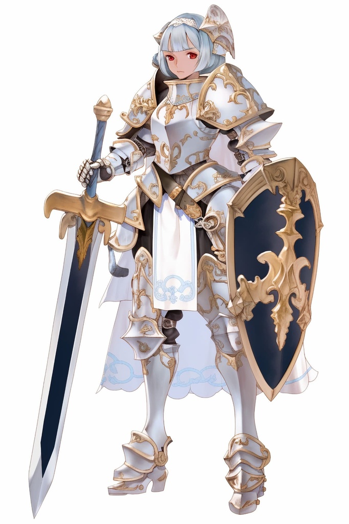 【女キャラ全身立ち絵ジョブ別4】著作権フリーの高解像度素材(100枚)