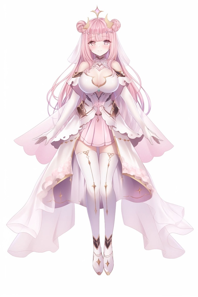 【女キャラ全身立ち絵ジョブ別4】著作権フリーの高解像度素材(100枚)