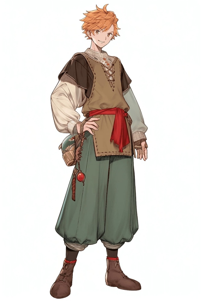 【男キャラ全身立ち絵ジョブ別4】著作権フリーの高解像度素材(100枚)