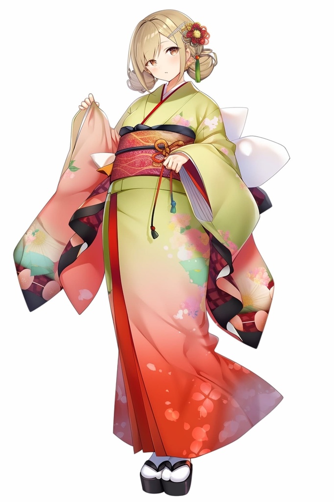 【女キャラ全身立ち絵ジョブ別5】著作権フリーの高解像度素材(100枚)