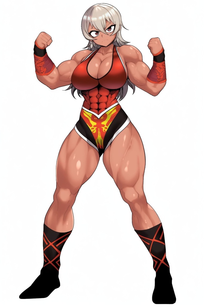 【女キャラ全身立ち絵ジョブ別5】著作権フリーの高解像度素材(100枚)