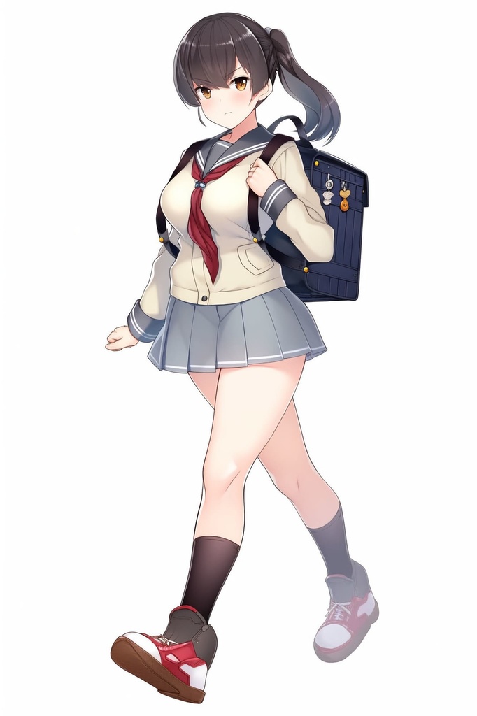 【女キャラ全身立ち絵ジョブ別5】著作権フリーの高解像度素材(100枚)