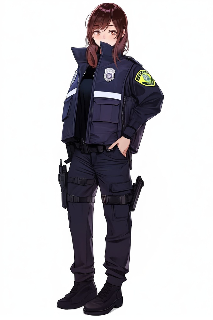 【女キャラ全身立ち絵ジョブ別5】著作権フリーの高解像度素材(100枚)